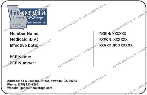 Georgia health insurance card